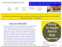 Tablet Screenshot of homeschoolingbroward.com